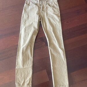 Naked & Famous Denim Tan Duck Canvas Chinos